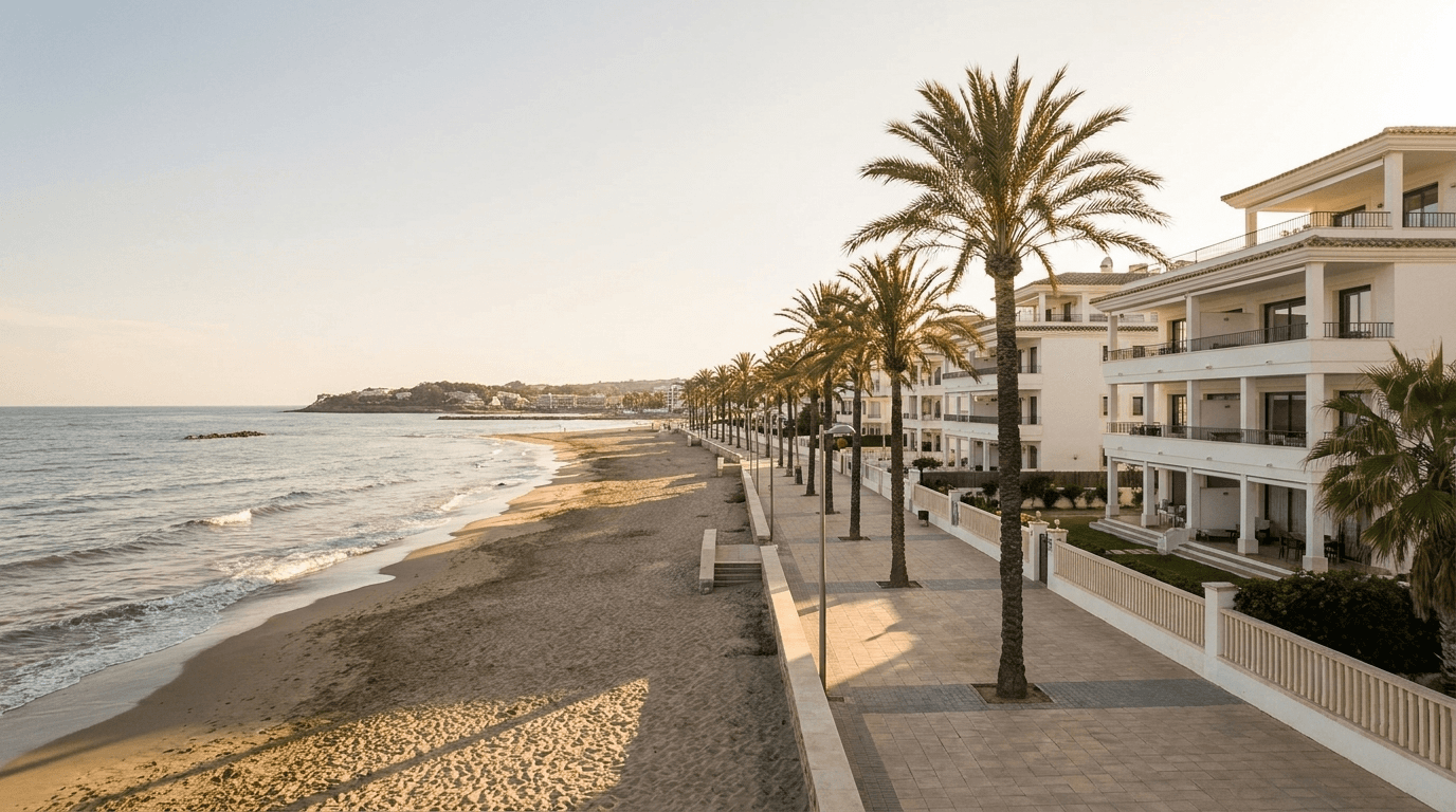 De Arenal-boulevard van Jávea